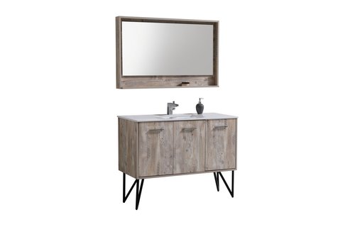 KUBEBATH - 48" - Bosco - Vanity + Quartz Top