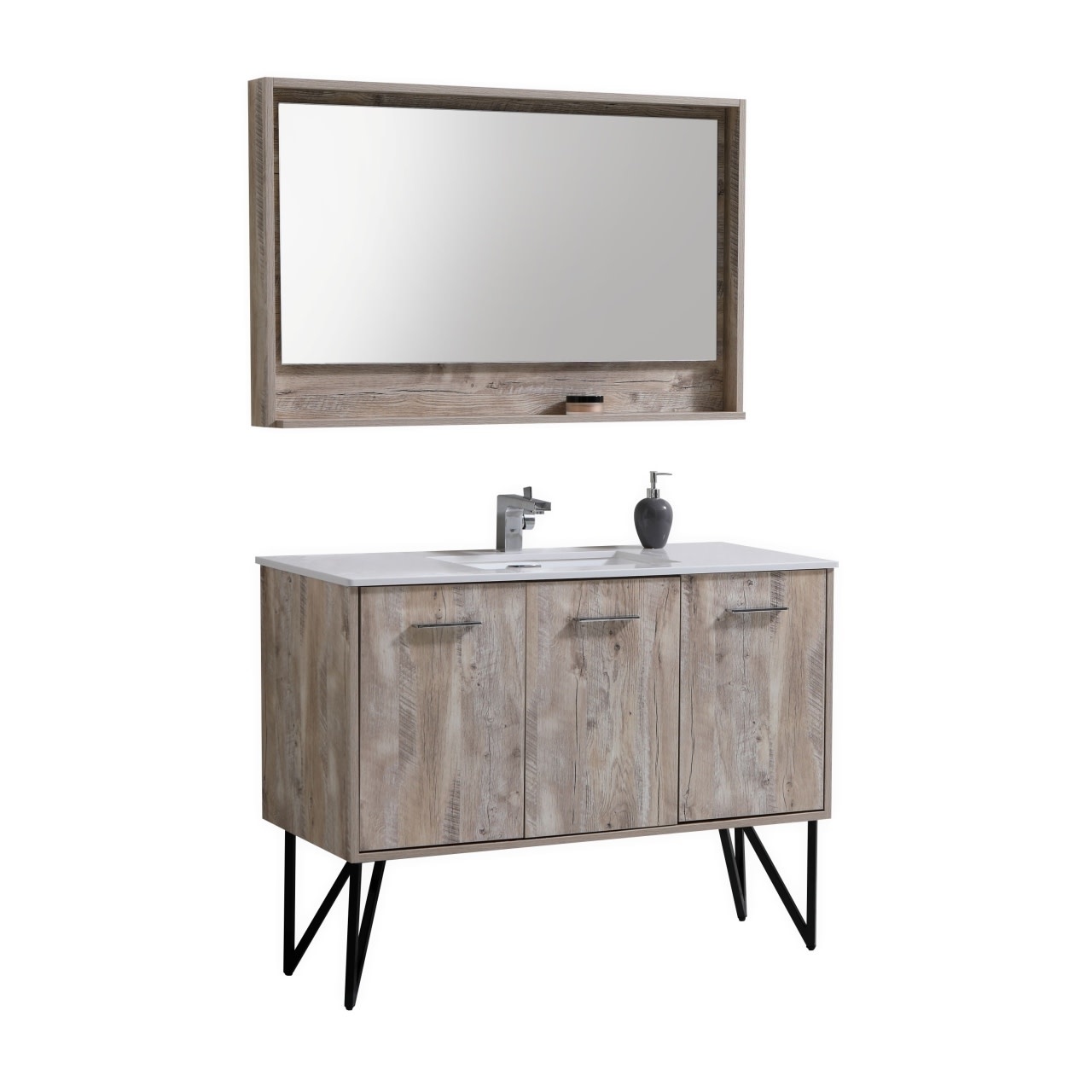 KUBEBATH - 48" - Bosco - Vanity + Quartz Top