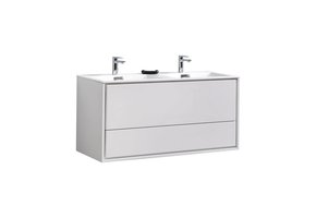 KUBEBATH - 48" Double - De Lusso - Wallmount