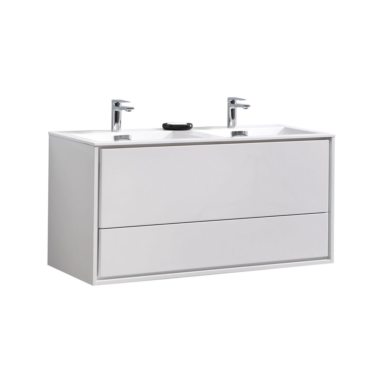 KUBEBATH - 48" Double - De Lusso - Wallmount