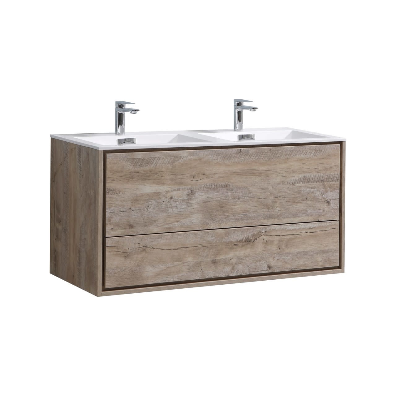 KUBEBATH - 48" Double - De Lusso - Wallmount