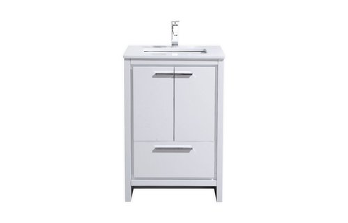 KUBEBATH - 24" - Dolce - Vanity + Quartz Top