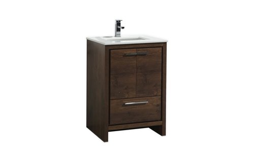 KUBEBATH - 24" - Dolce - Vanity + Quartz Top