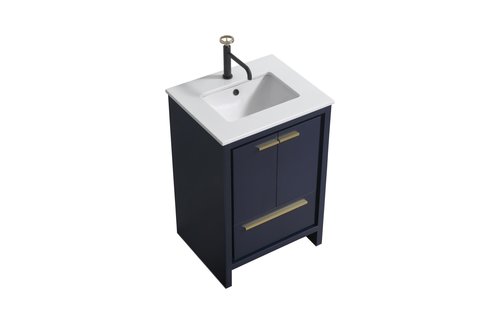 KUBEBATH - 24" - Dolce - Vanity + Quartz Top