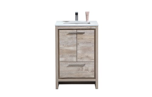 KUBEBATH - 24" - Dolce - Vanity + Quartz Top