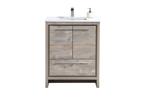 KUBEBATH - 30" - Dolce - Vanity + Quartz Top