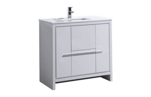 KUBEBATH - 36" - Dolce - Vanity + Quartz Top