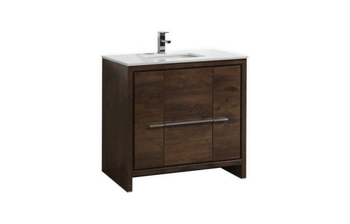 KUBEBATH - 36" - Dolce - Vanity + Quartz Top