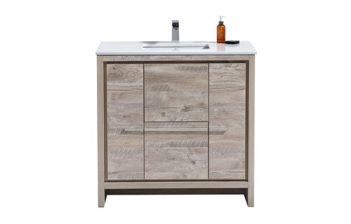 KUBEBATH - 36" - Dolce - Vanity + Quartz Top