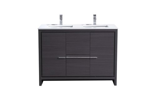 KUBEBATH - 48" Double - Dolce - Vanity + Quartz Top