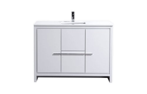 KUBEBATH - 48" - Dolce - Vanity + Quartz Top