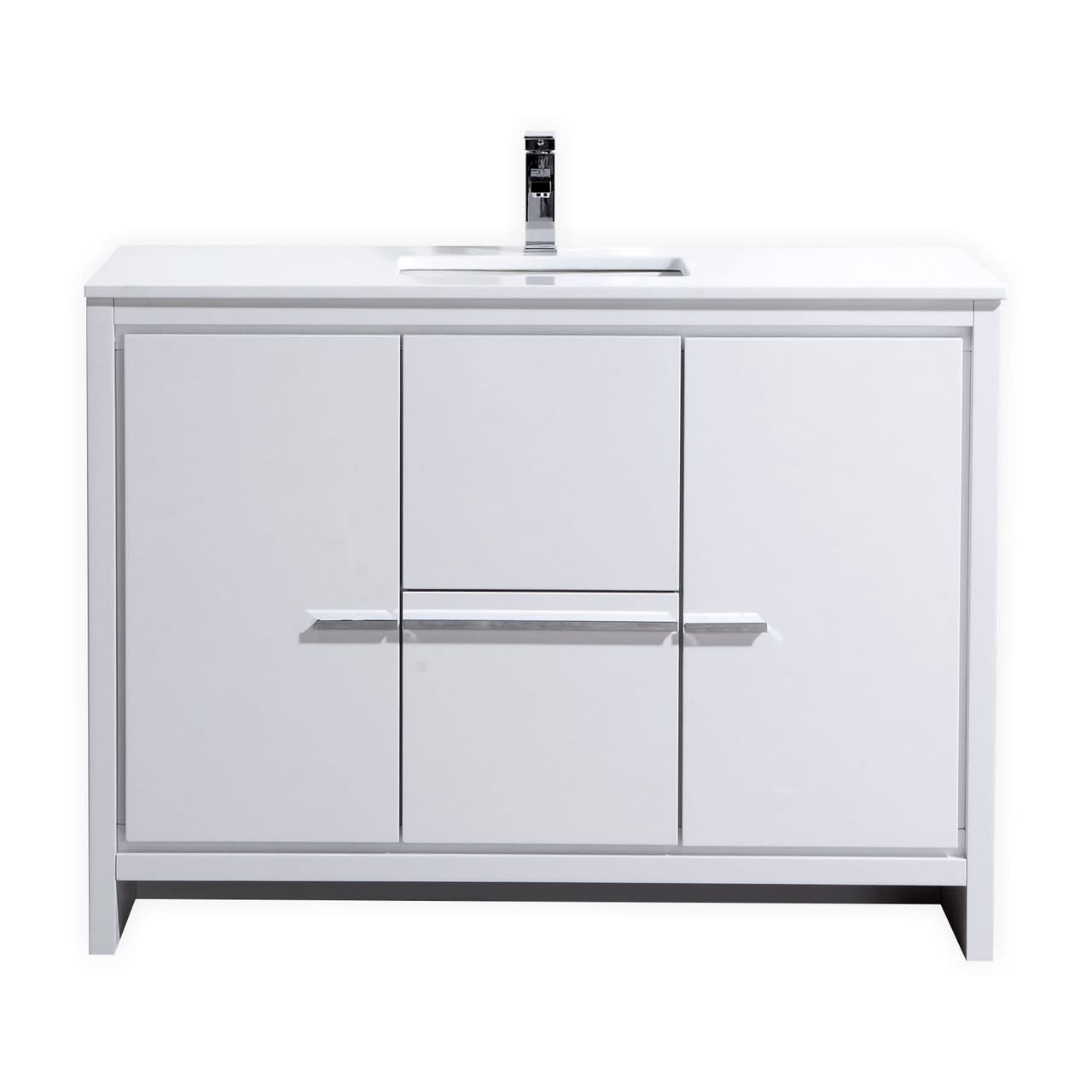 KUBEBATH - 48" - Dolce - Vanity + Quartz Top