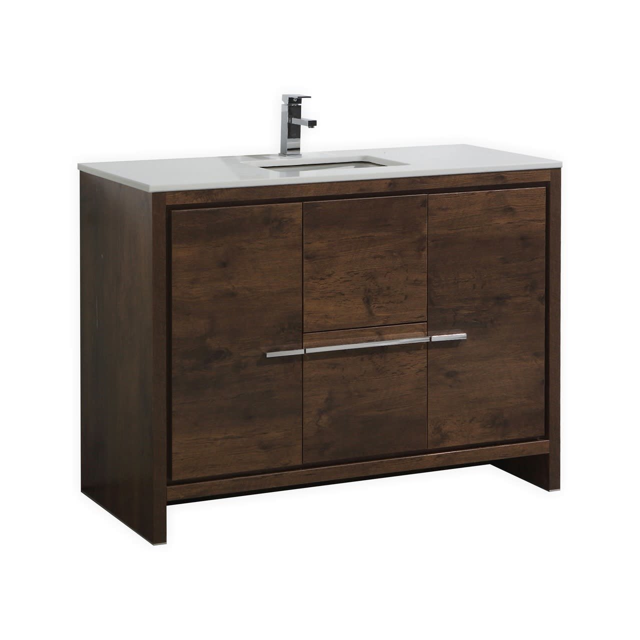 KUBEBATH - 48" - Dolce - Vanity + Quartz Top