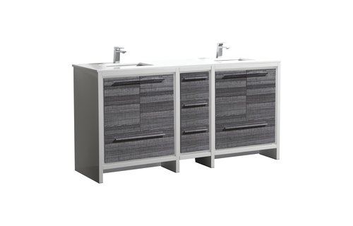KUBEBATH - 72" - Dolce - Vanity + Quartz Top