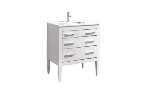 KUBEBATH - Eiffel - Vanity + Quartz Top