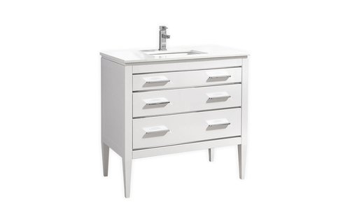 KUBEBATH - Eiffel - Vanity + Quartz Top