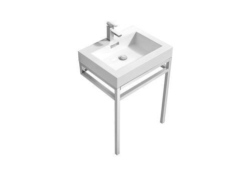 KUBEBATH KUBEBATH - 24" - Haus - Console + Acrylic Sink