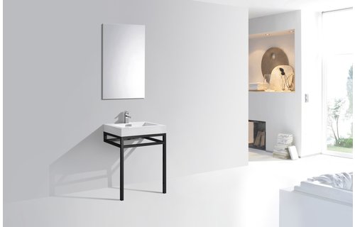 KUBEBATH - 24" - Haus - Console + Acrylic Sink