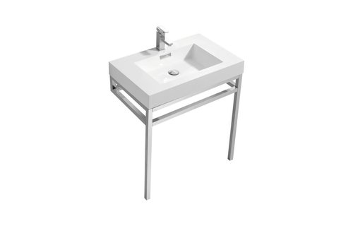 KUBEBATH - 30" - Haus - Console + Acrylic Sink