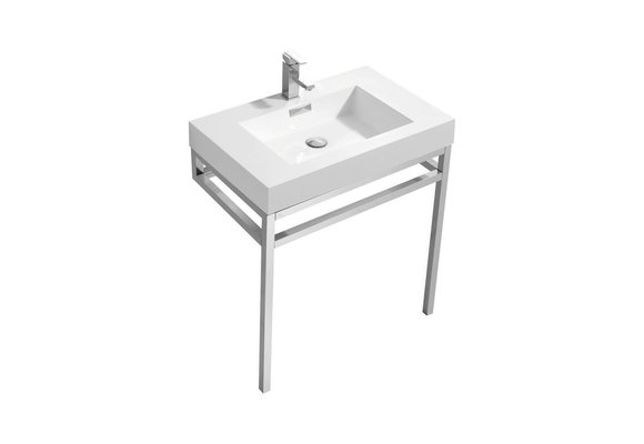KUBEBATH - 30" - Haus - Console + Acrylic Sink