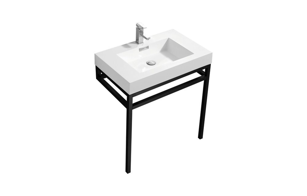KUBEBATH - 30" - Haus - Console + Acrylic Sink