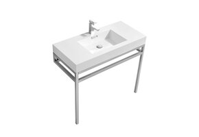 KUBEBATH - 36" - Haus - Console + Acrylic Sink