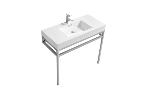 KUBEBATH - 36" - Haus - Console + Acrylic Sink