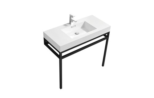 KUBEBATH - 36" - Haus - Console + Acrylic Sink