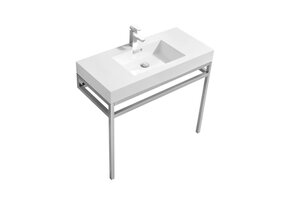 KUBEBATH - 40" - Haus - Console + Acrylic Sink