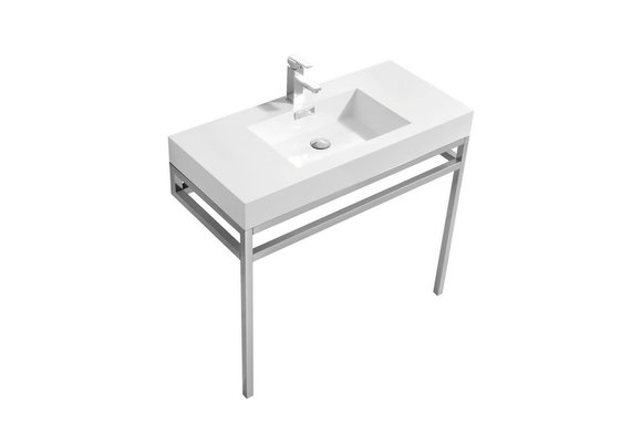 KUBEBATH - 40" - Haus - Console + Acrylic Sink