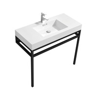 KUBEBATH - 40" - Haus - Console + Acrylic Sink