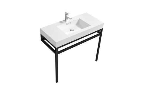 KUBEBATH - 40" - Haus - Console + Acrylic Sink