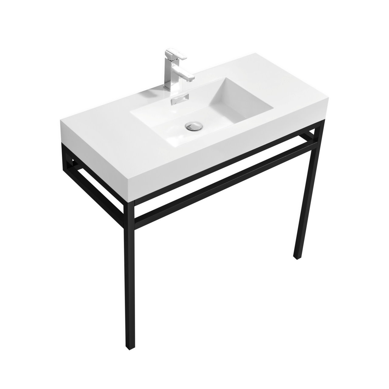 KUBEBATH - 40" - Haus - Console + Acrylic Sink