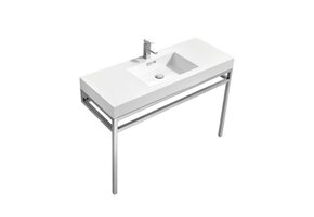 KUBEBATH - 48" - Haus - Console + Acrylic Sink