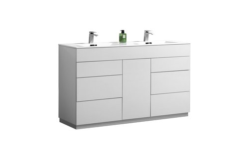 KUBEBATH - 60" Double - Milano - Vanity