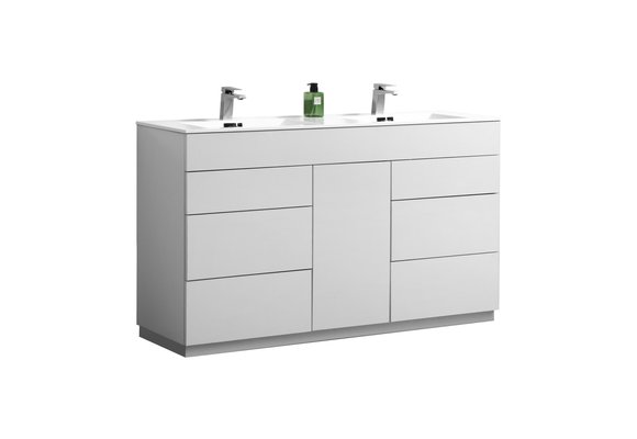 KUBEBATH - 60" Double - Milano - Vanity