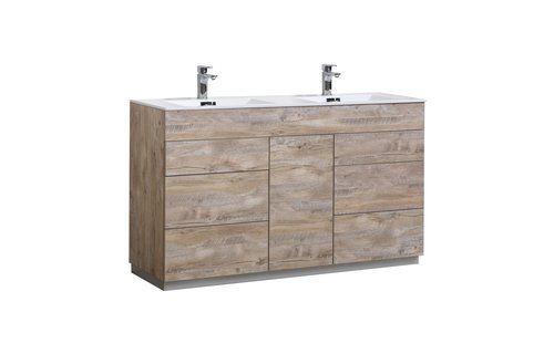 KUBEBATH - 60" Double - Milano - Vanity