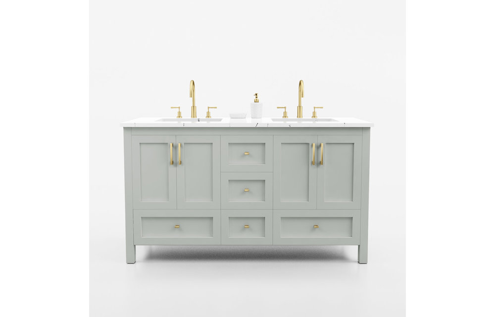 DM Bath - 60" Double - Shaker Style - Vanity