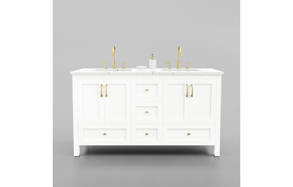 DM Bath - 60" Double - Shaker Style - Vanity