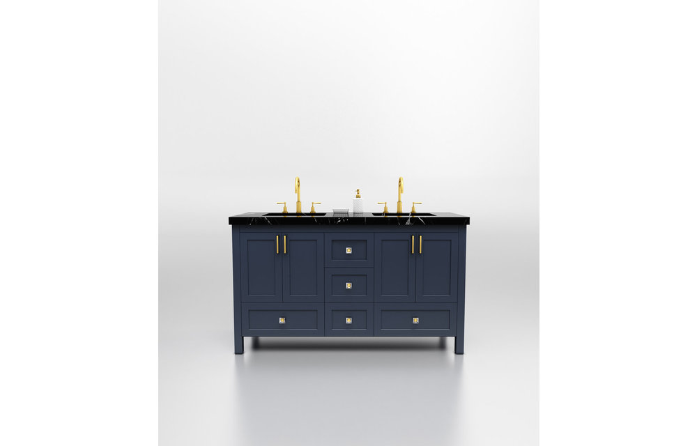 DM Bath - 60" Double - Shaker Style - Vanity
