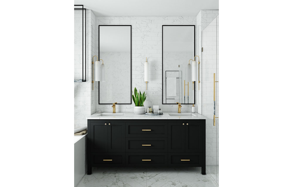 DM Bath - 72" - Shaker Style - Vanity