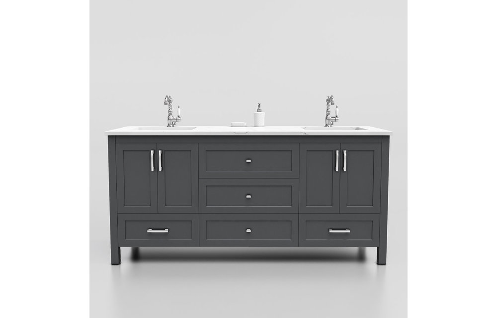 DM Bath - 72" - Shaker Style - Vanity