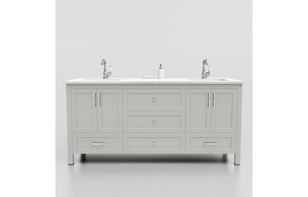 DM Bath - 72" - Shaker Style - Vanity