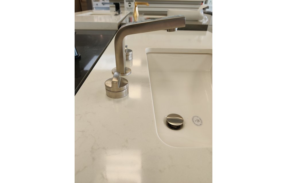 Aquabrass - Hey Joe - Widespread Faucet - 28016 Brushed Nickel