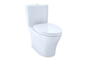 TOTO - Aquia IV - 2PC - Regular Height - Elongated - Washlet+ Connection - Cotton