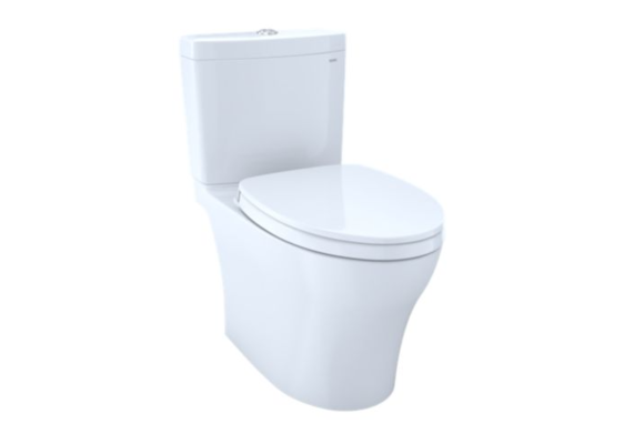 TOTO - Aquia IV - 2PC - Regular Height - Elongated - Washlet+ Connection - Cotton