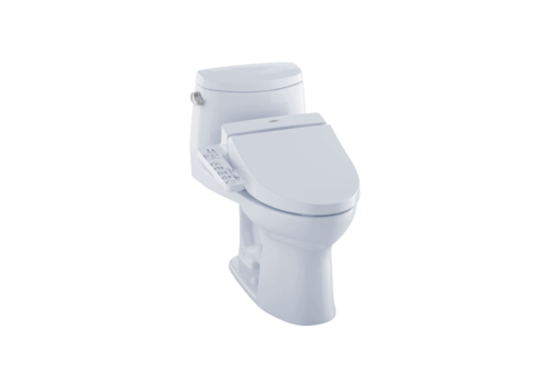 TOTO TOTO - Ultramax II - 1PC Elongated Bowl - Washlet+ Connection - C100 - Cotton