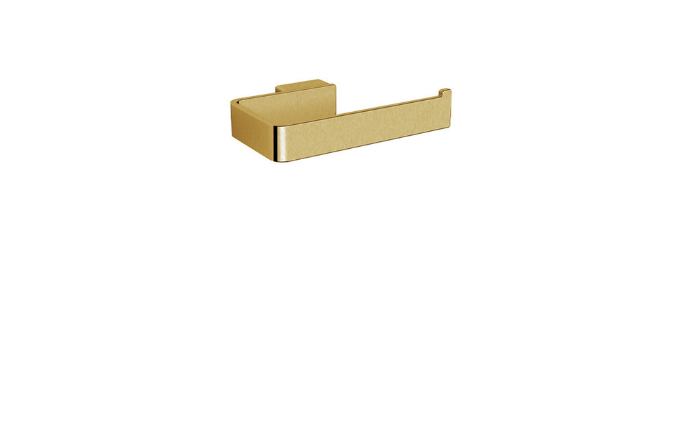Aquabrass - Serie A200 - 10" - Wallmount Towel Holder - Brushed Gold PVD