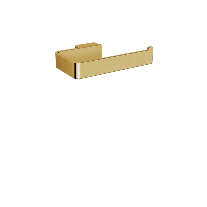 Aquabrass - Serie A200 - 5" - Wallmount Paper Holder - Brushed Gold PVD