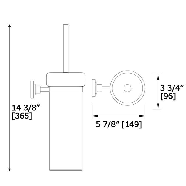LaLOO - Toilet brush holder